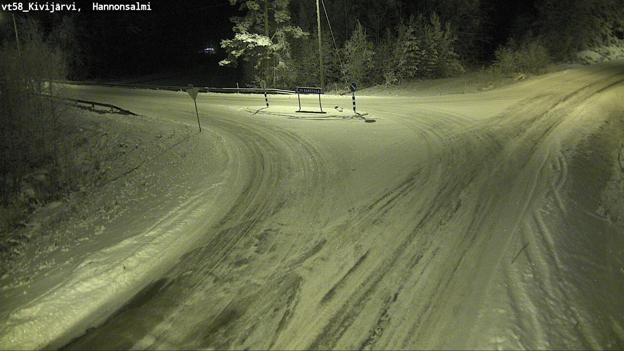 Kelikamerat Kuva Tie 58 Kivijärvi, Hannonsalmi, Kivijärvi, Keski-Suomi