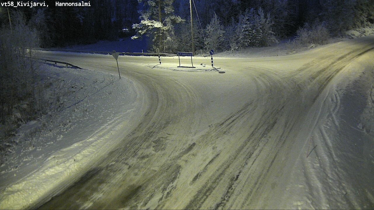 Kelikamerat Kuva Tie 58 Kivijärvi, Hannonsalmi, Kivijärvi, Keski-Suomi