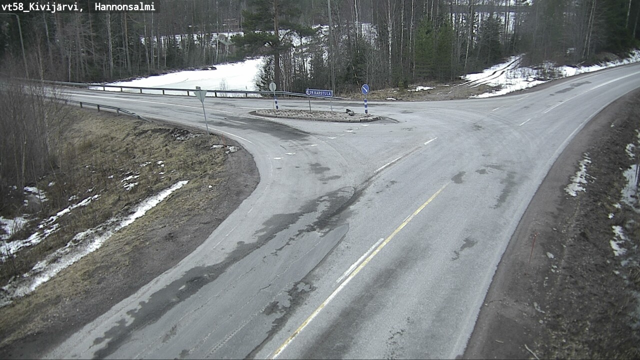 Kelikamerat Kuva Tie 58 Kivijärvi, Hannonsalmi, Kivijärvi, Keski-Suomi