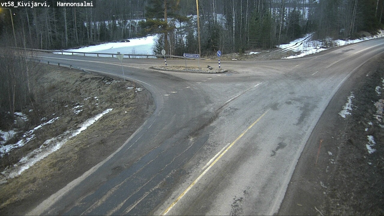 Kelikamerat Kuva Tie 58 Kivijärvi, Hannonsalmi, Kivijärvi, Keski-Suomi