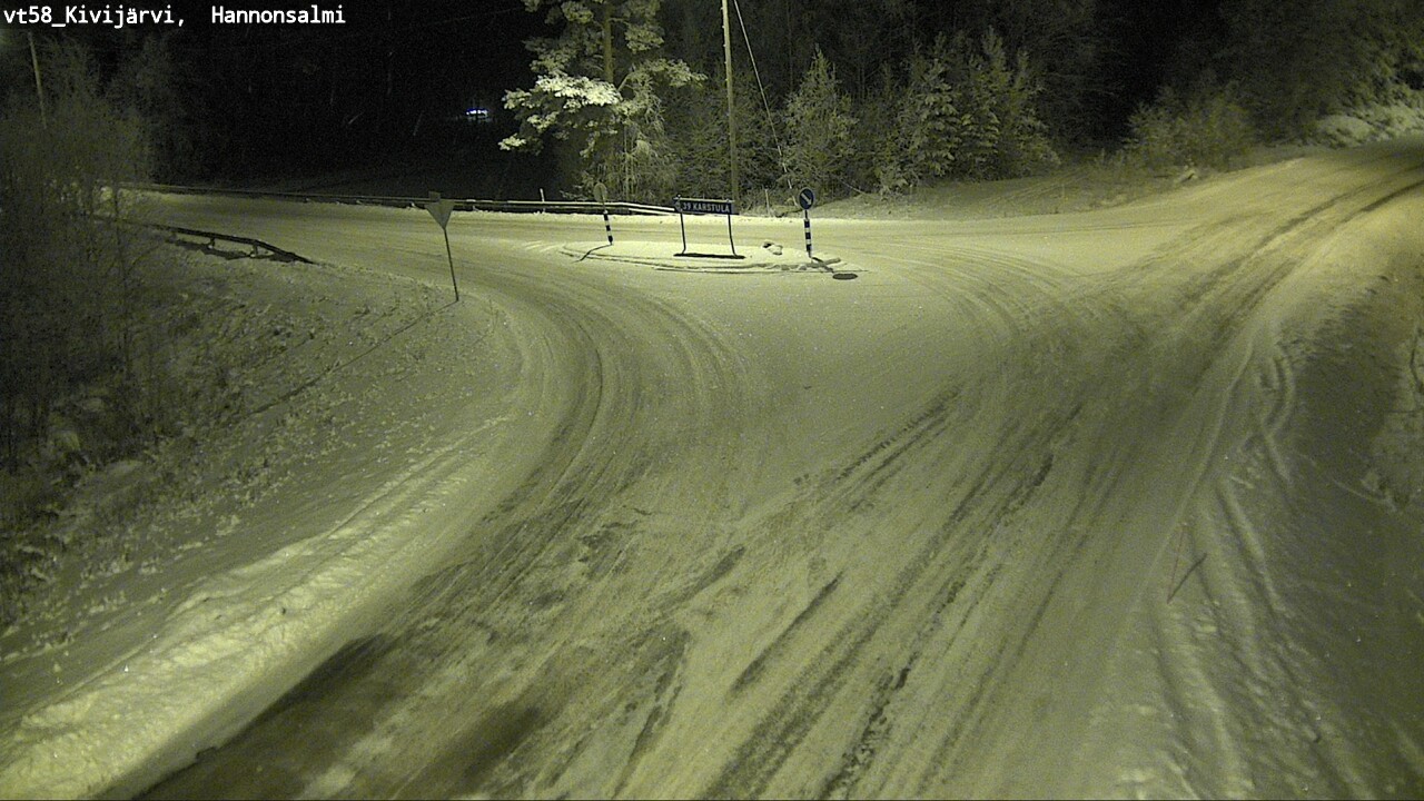Kelikamerat Kuva Tie 58 Kivijärvi, Hannonsalmi, Kivijärvi, Keski-Suomi