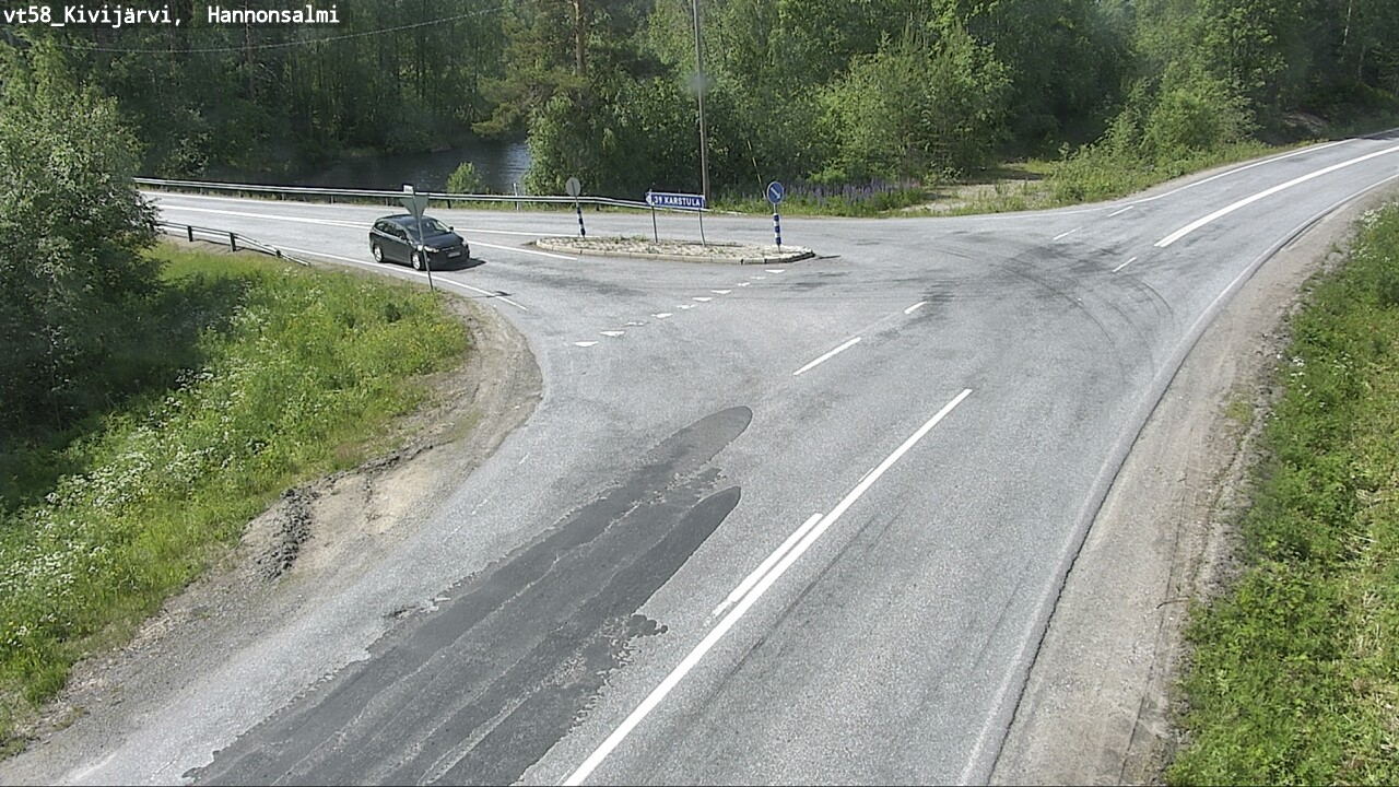 Kelikamerat Kuva Tie 58 Kivijärvi, Hannonsalmi, Kivijärvi, Keski-Suomi