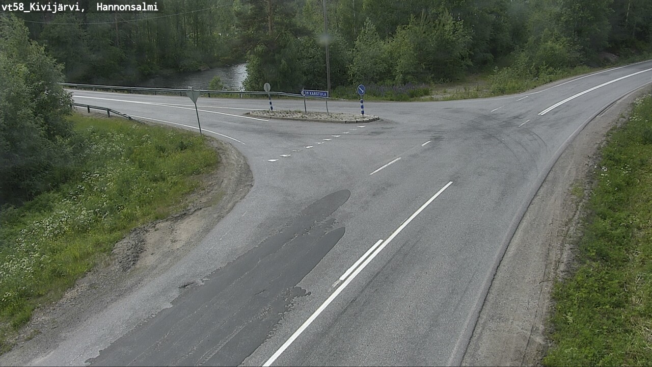 Kelikamerat Kuva Tie 58 Kivijärvi, Hannonsalmi, Kivijärvi, Keski-Suomi
