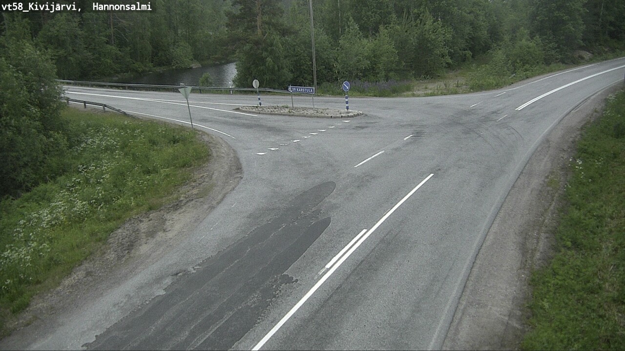 Kelikamerat Kuva Tie 58 Kivijärvi, Hannonsalmi, Kivijärvi, Keski-Suomi