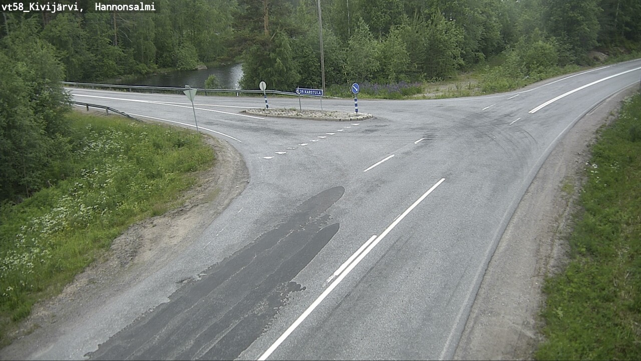 Kelikamerat Kuva Tie 58 Kivijärvi, Hannonsalmi, Kivijärvi, Keski-Suomi