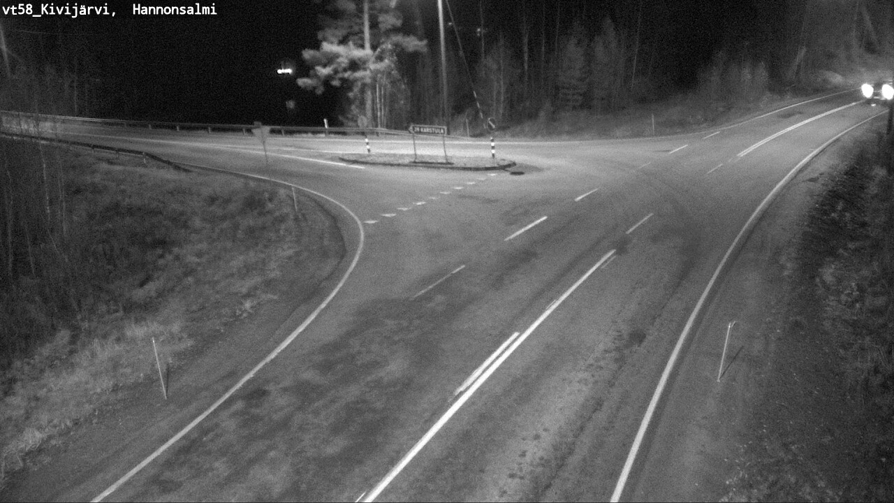 Kelikamerat Kuva Tie 58 Kivijärvi, Hannonsalmi, Kivijärvi, Keski-Suomi