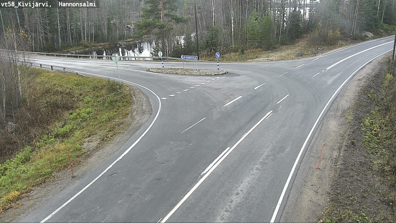 Kelikamerat Kuva Tie 58 Kivijärvi, Hannonsalmi, Kivijärvi, Keski-Suomi