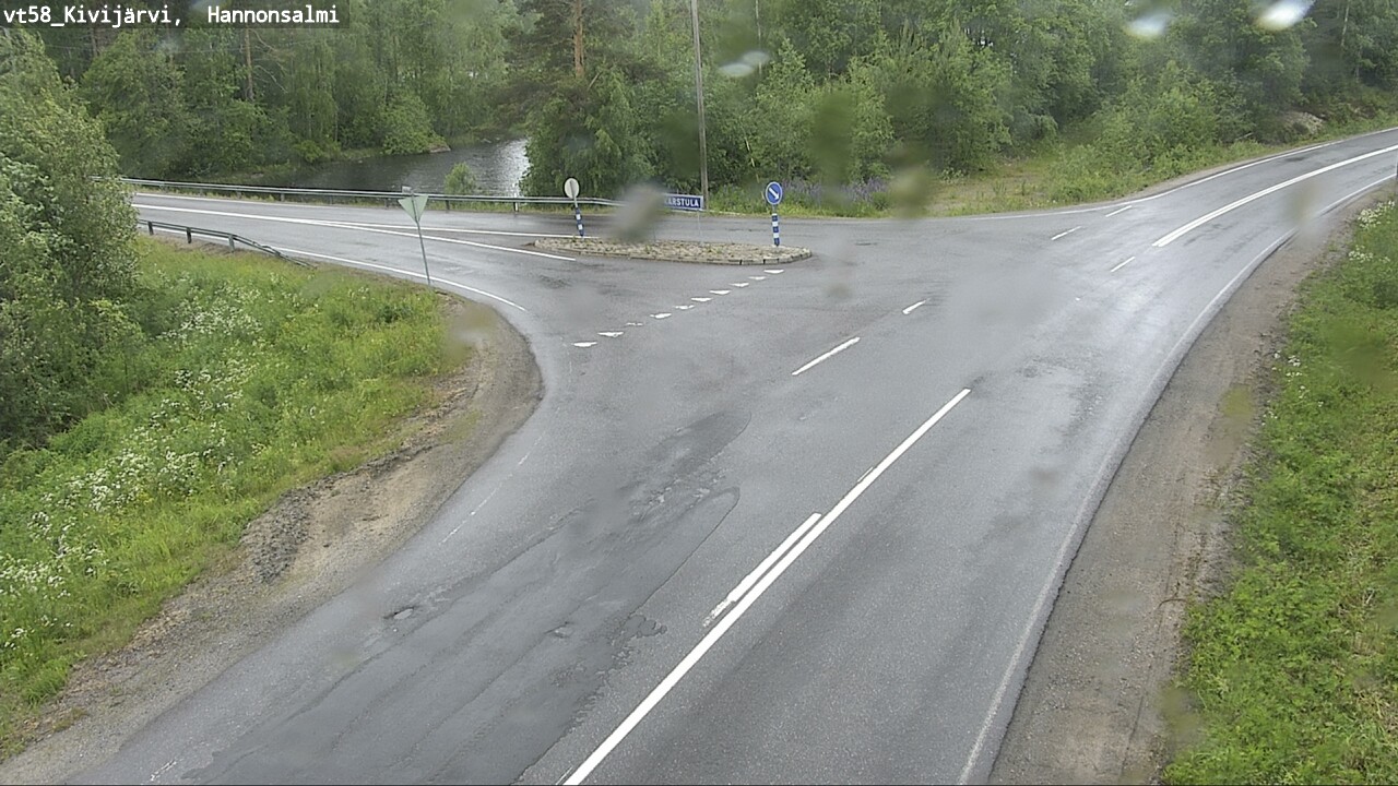 Weather Camera Image Väg 58 Kivijärvi, Hannonsalmi, Kivijärvi, Keski-Suomi