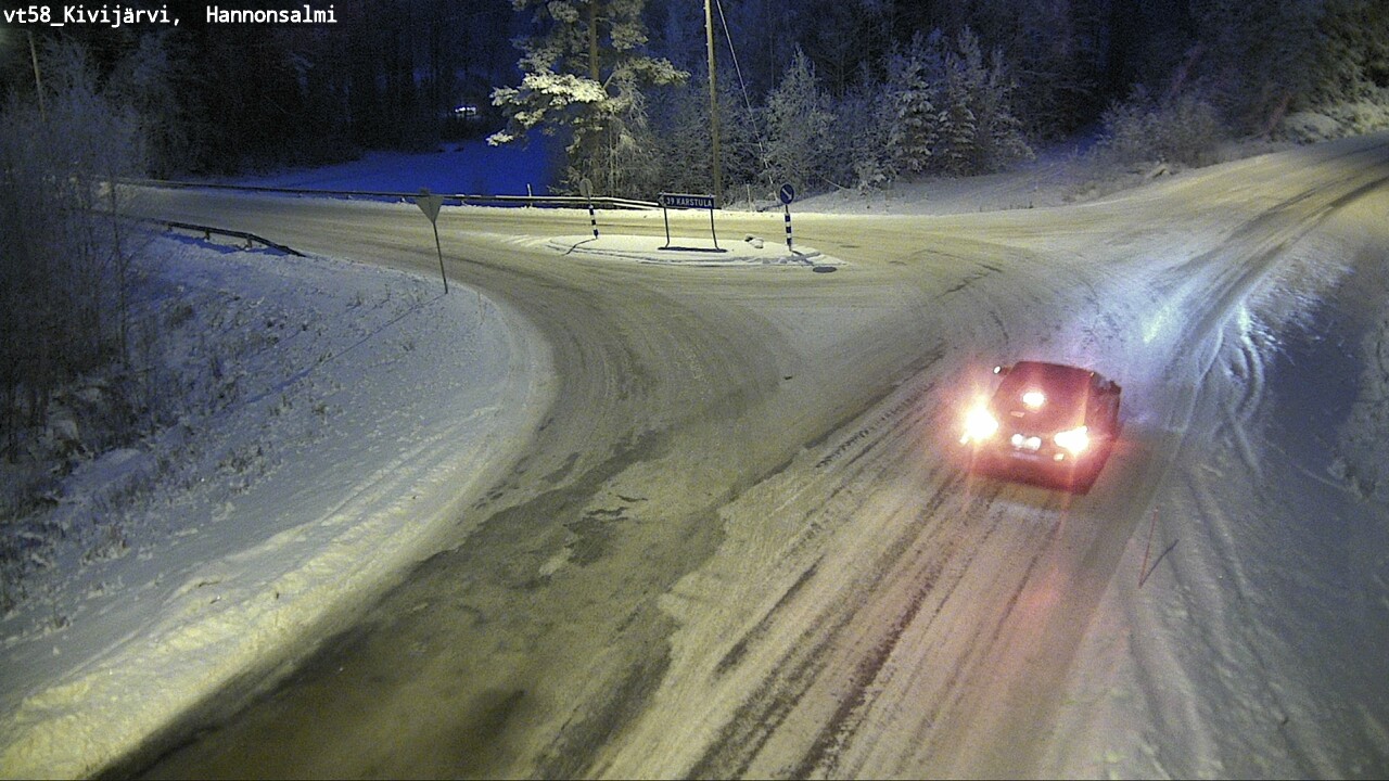 Kelikamerat Kuva Tie 58 Kivijärvi, Hannonsalmi, Kivijärvi, Keski-Suomi