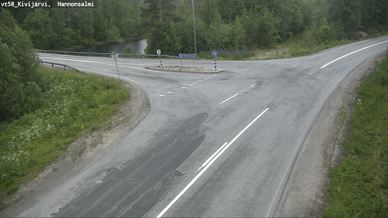 Kelikamerat Kuva Tie 58 Kivijärvi, Hannonsalmi, Kivijärvi, Keski-Suomi