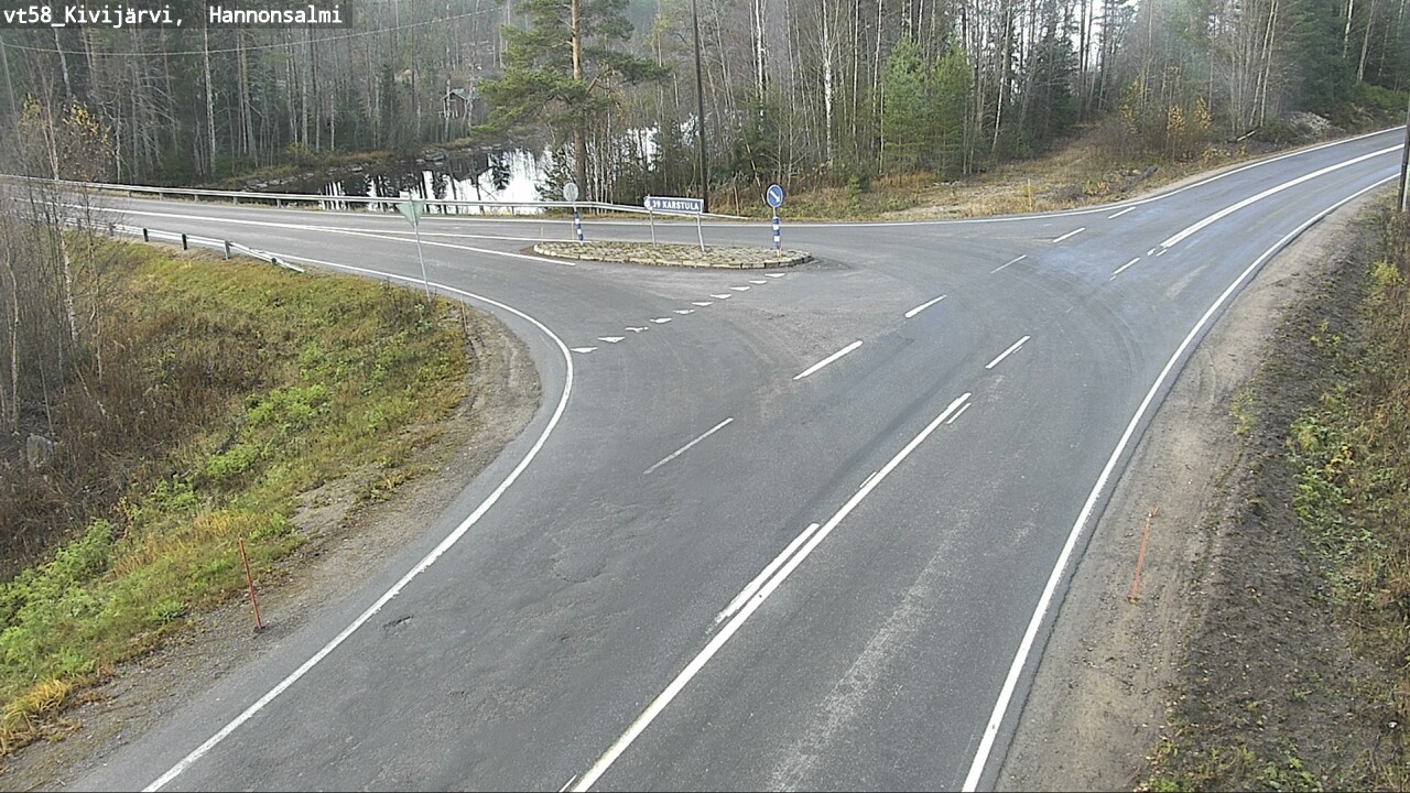 Kelikamerat Kuva Tie 58 Kivijärvi, Hannonsalmi, Kivijärvi, Keski-Suomi