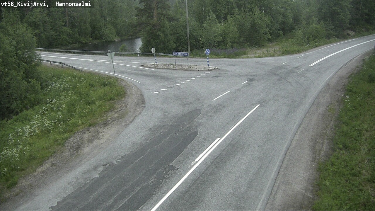 Kelikamerat Kuva Tie 58 Kivijärvi, Hannonsalmi, Kivijärvi, Keski-Suomi