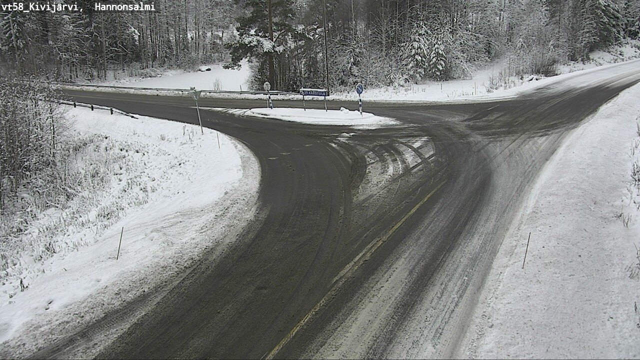 Kelikamerat Kuva Tie 58 Kivijärvi, Hannonsalmi, Kivijärvi, Keski-Suomi