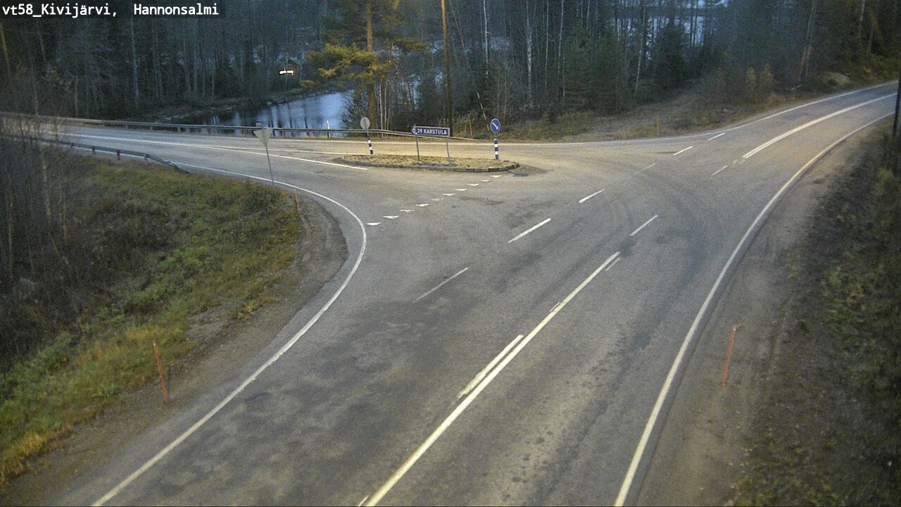 Kelikamerat Kuva Tie 58 Kivijärvi, Hannonsalmi, Kivijärvi, Keski-Suomi