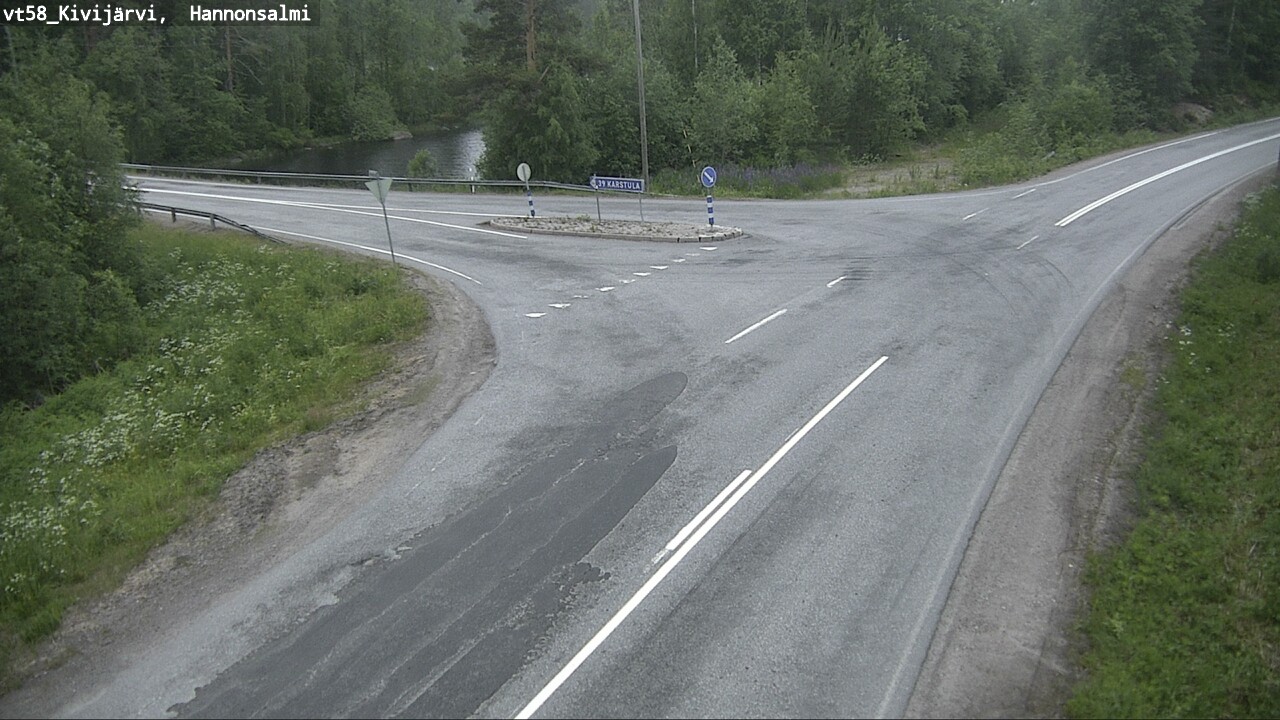 Kelikamerat Kuva Tie 58 Kivijärvi, Hannonsalmi, Kivijärvi, Keski-Suomi