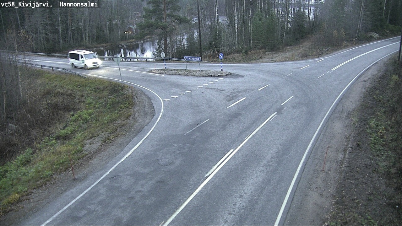 Kelikamerat Kuva Tie 58 Kivijärvi, Hannonsalmi, Kivijärvi, Keski-Suomi