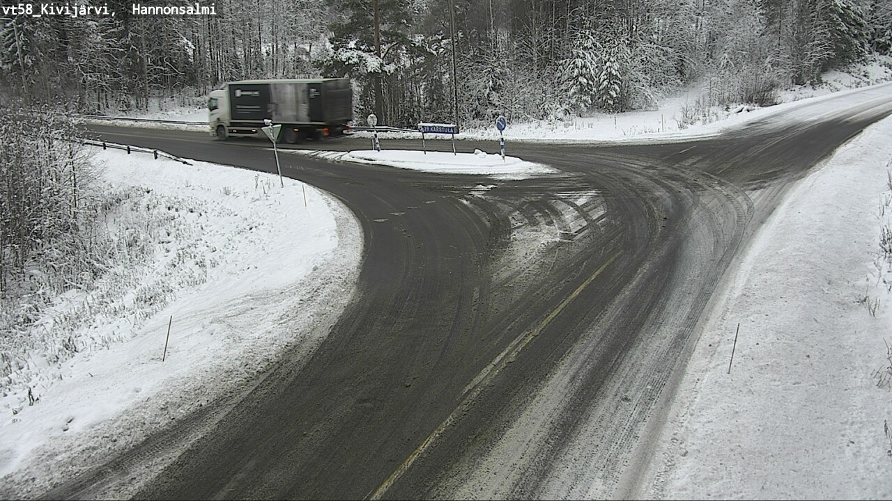 Kelikamerat Kuva Tie 58 Kivijärvi, Hannonsalmi, Kivijärvi, Keski-Suomi