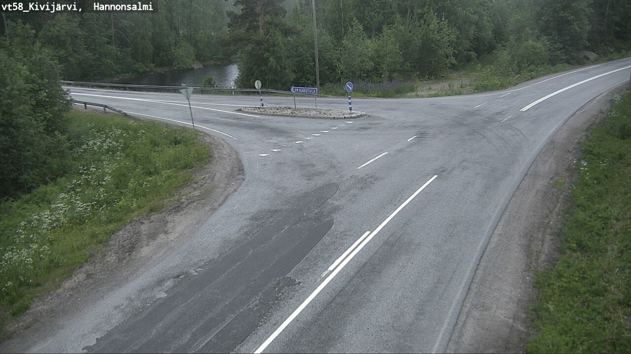 Kelikamerat Kuva Tie 58 Kivijärvi, Hannonsalmi, Kivijärvi, Keski-Suomi