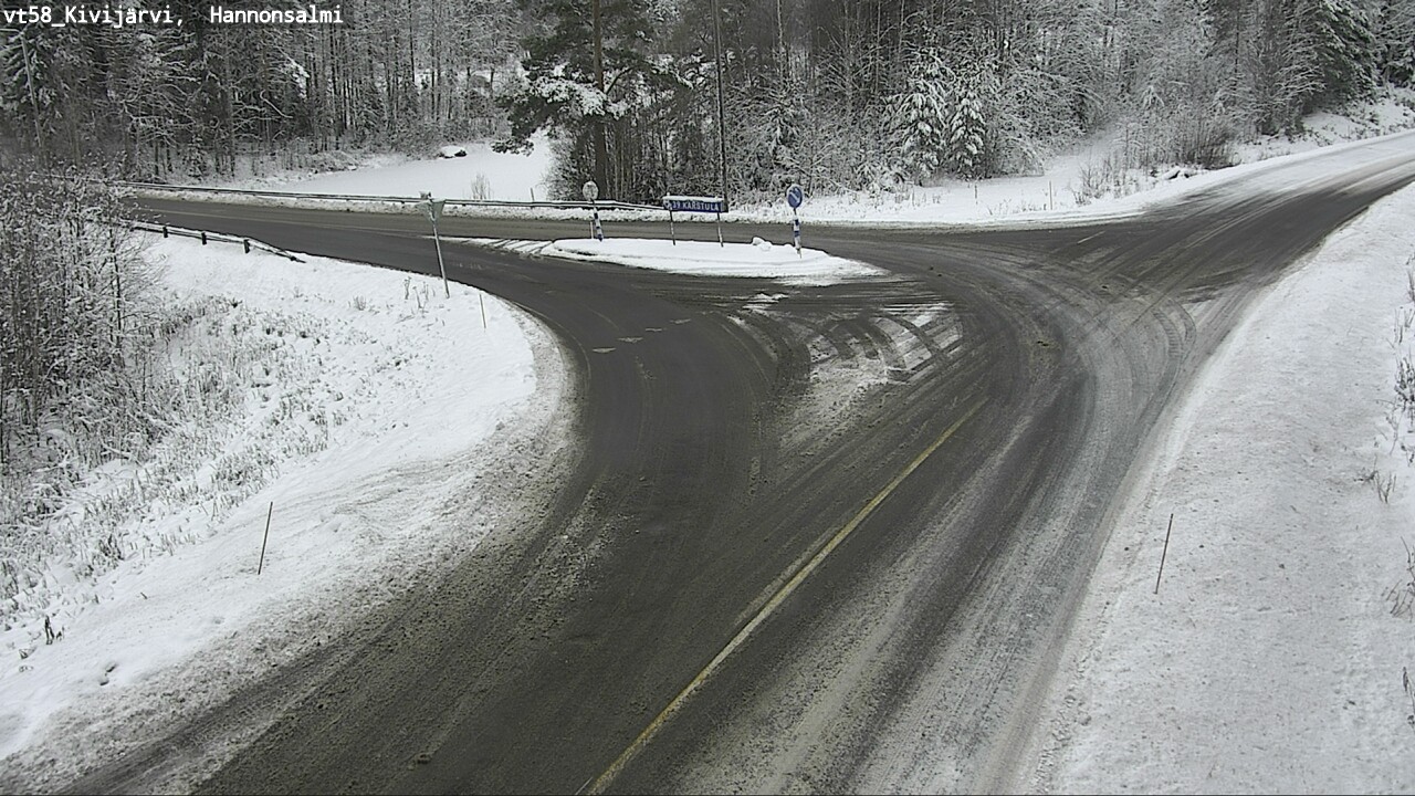 Kelikamerat Kuva Tie 58 Kivijärvi, Hannonsalmi, Kivijärvi, Keski-Suomi