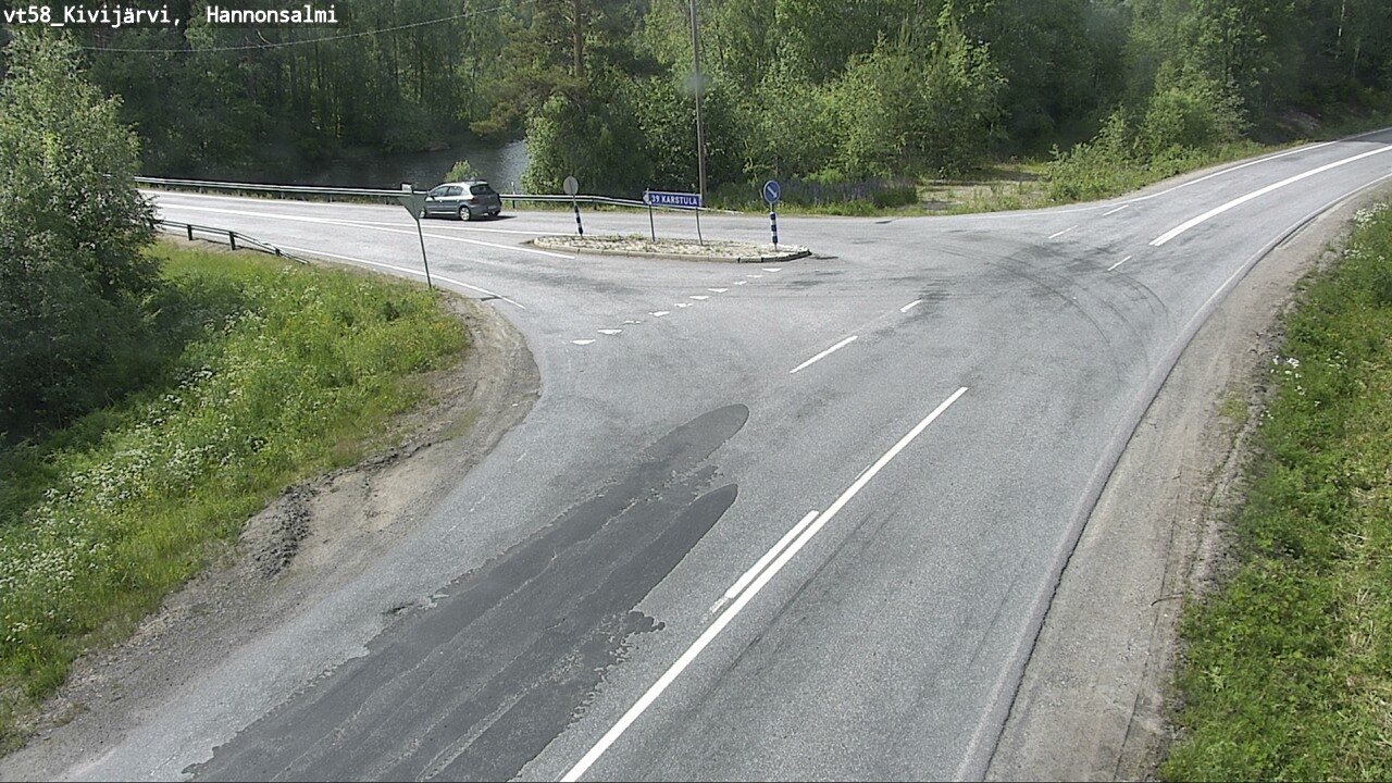 Kelikamerat Kuva Tie 58 Kivijärvi, Hannonsalmi, Kivijärvi, Keski-Suomi