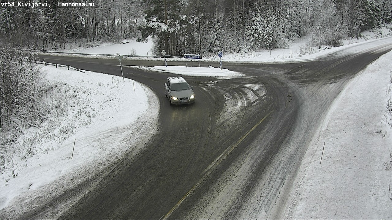 Kelikamerat Kuva Tie 58 Kivijärvi, Hannonsalmi, Kivijärvi, Keski-Suomi