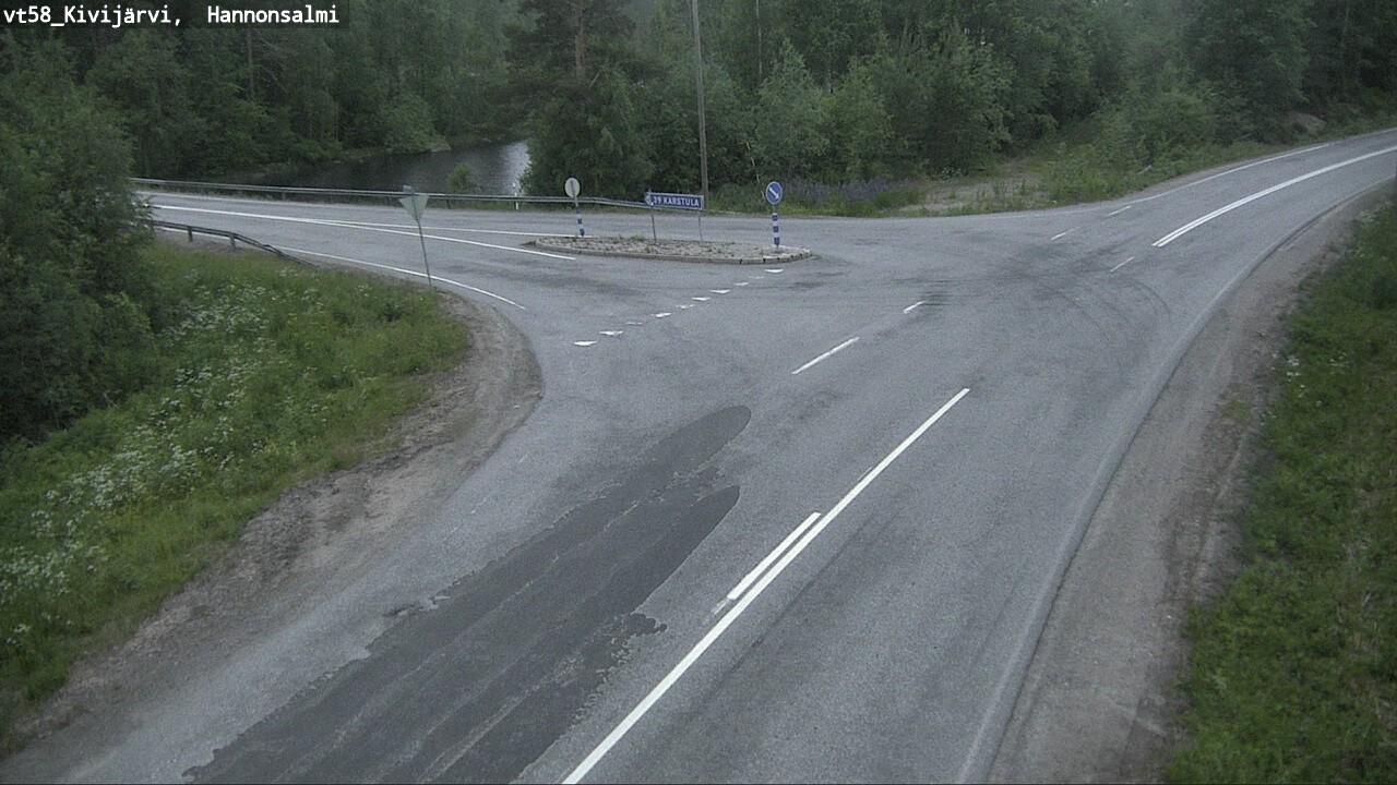 Kelikamerat Kuva Tie 58 Kivijärvi, Hannonsalmi, Kivijärvi, Keski-Suomi