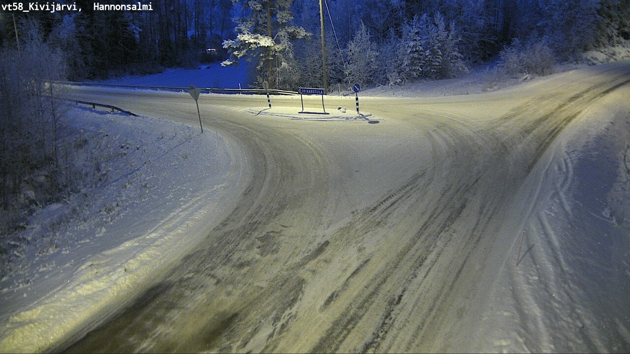 Kelikamerat Kuva Tie 58 Kivijärvi, Hannonsalmi, Kivijärvi, Keski-Suomi