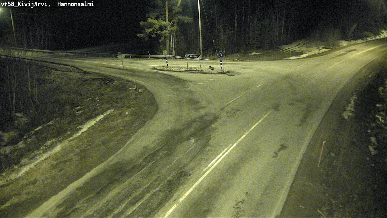 Kelikamerat Kuva Tie 58 Kivijärvi, Hannonsalmi, Kivijärvi, Keski-Suomi