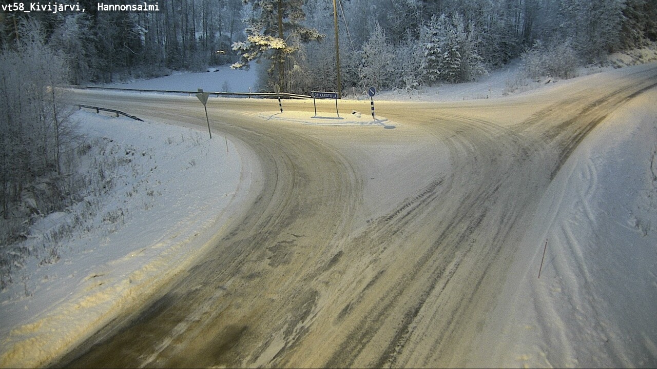 Kelikamerat Kuva Tie 58 Kivijärvi, Hannonsalmi, Kivijärvi, Keski-Suomi