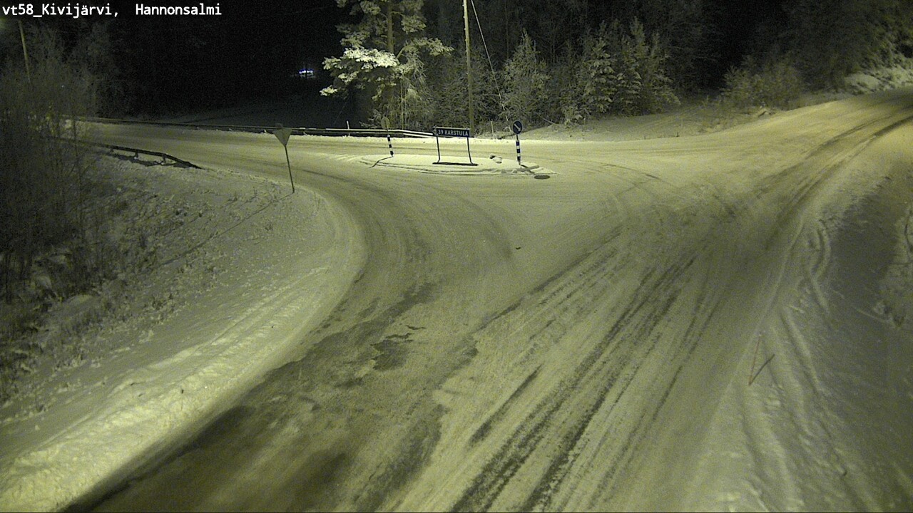 Kelikamerat Kuva Tie 58 Kivijärvi, Hannonsalmi, Kivijärvi, Keski-Suomi
