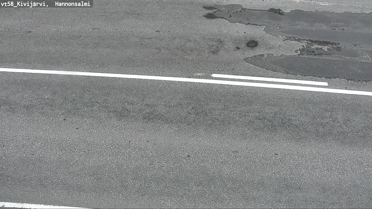Weather Camera Image Road 58 Kivijärvi, Hannonsalmi, Kivijärvi, Keski-Suomi