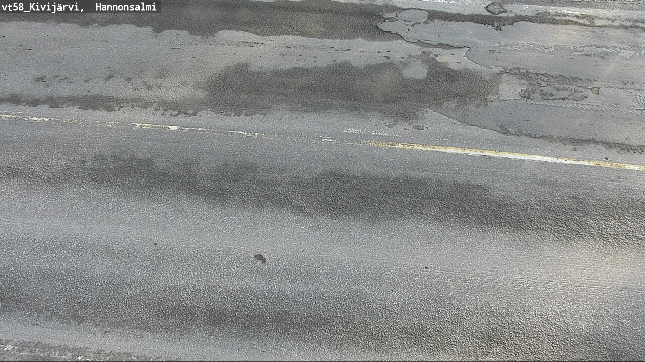 Weather Camera Image Road 58 Kivijärvi, Hannonsalmi, Kivijärvi, Keski-Suomi