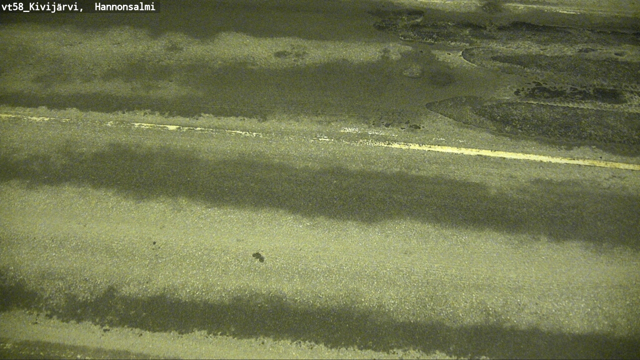 Weather Camera Image Road 58 Kivijärvi, Hannonsalmi, Kivijärvi, Keski-Suomi