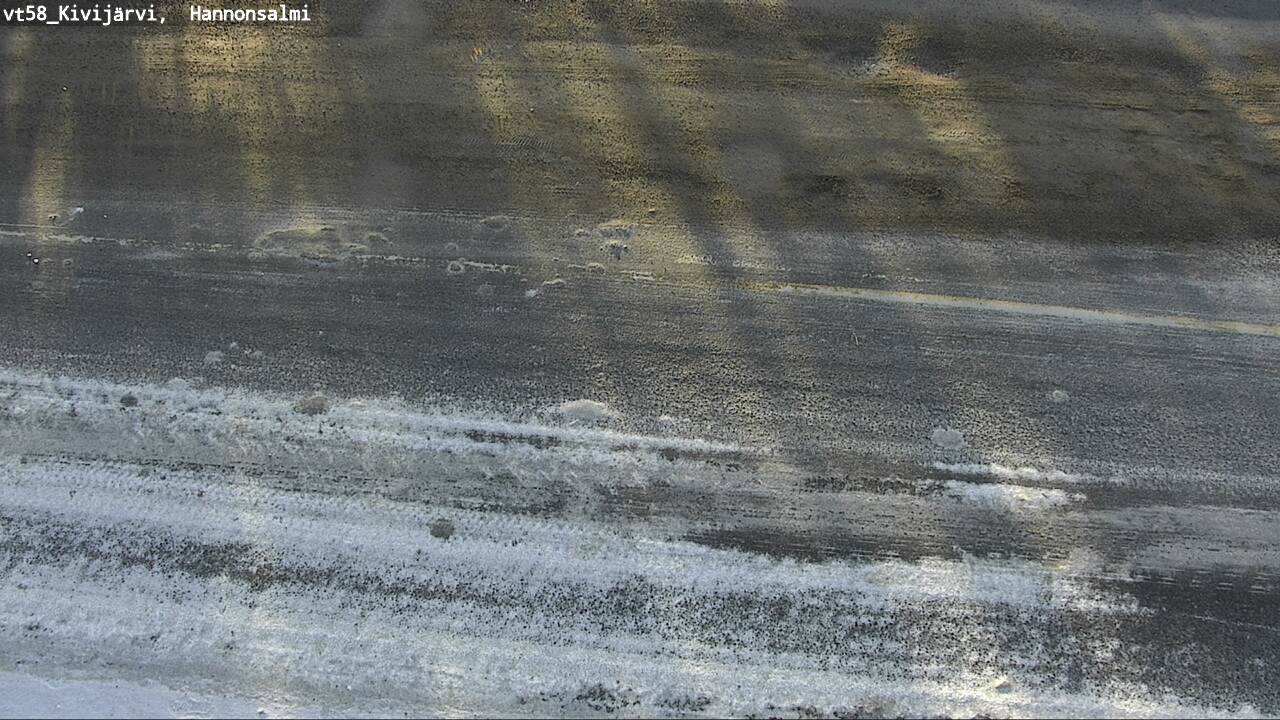 Weather Camera Image Road 58 Kivijärvi, Hannonsalmi, Kivijärvi, Keski-Suomi