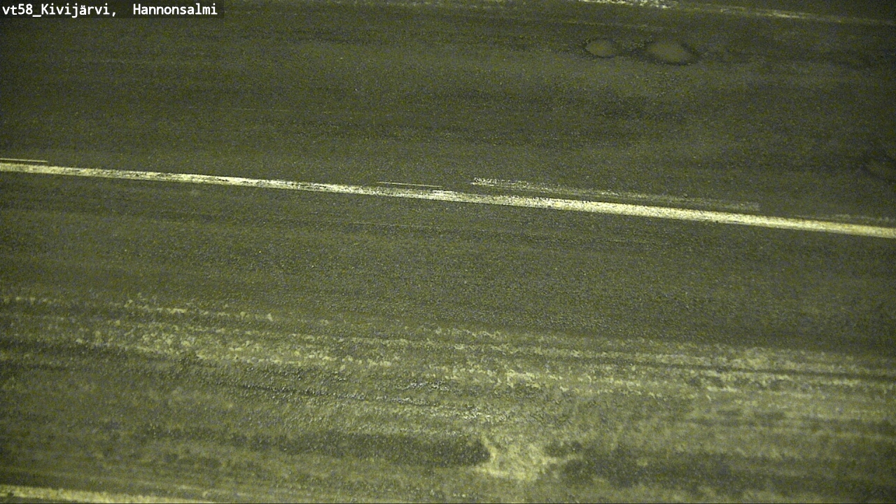 Weather Camera Image Road 58 Kivijärvi, Hannonsalmi, Kivijärvi, Keski-Suomi