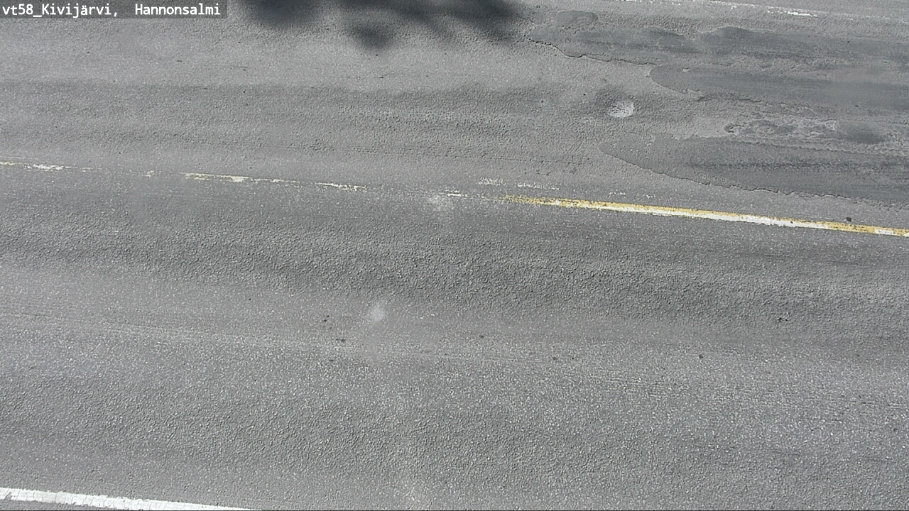 Weather Camera Image Road 58 Kivijärvi, Hannonsalmi, Kivijärvi, Keski-Suomi