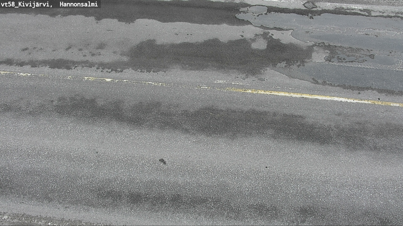 Weather Camera Image Road 58 Kivijärvi, Hannonsalmi, Kivijärvi, Keski-Suomi