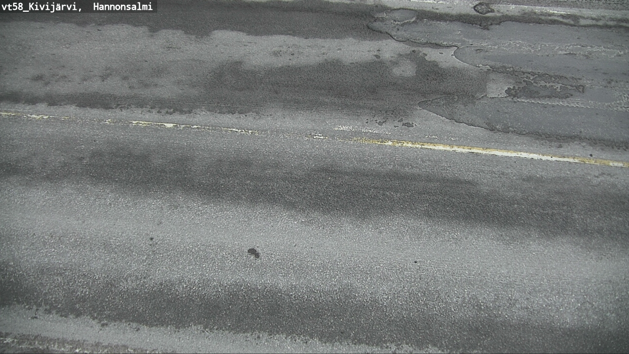 Weather Camera Image Väg 58 Kivijärvi, Hannonsalmi, Kivijärvi, Keski-Suomi
