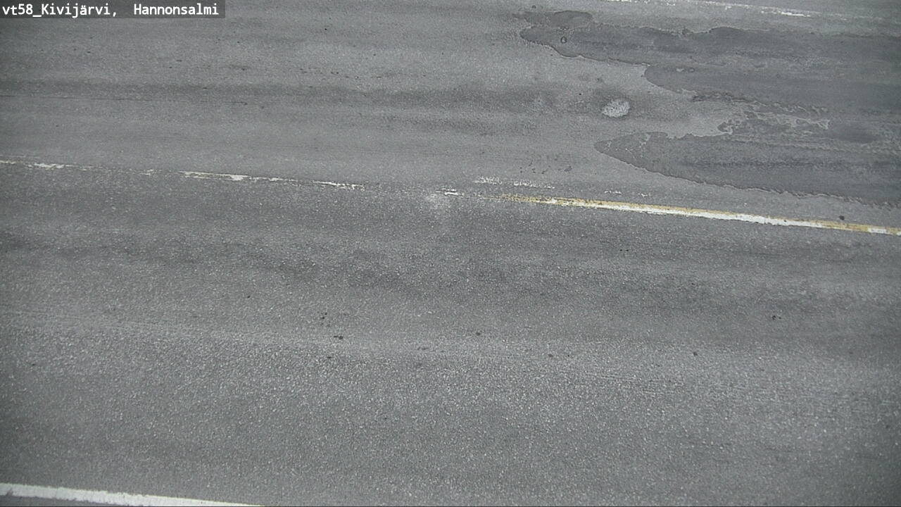 Weather Camera Image Road 58 Kivijärvi, Hannonsalmi, Kivijärvi, Keski-Suomi