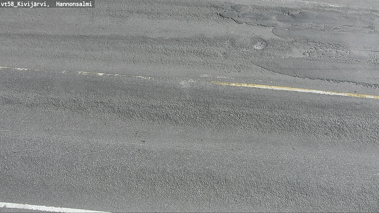 Weather Camera Image Road 58 Kivijärvi, Hannonsalmi, Kivijärvi, Keski-Suomi