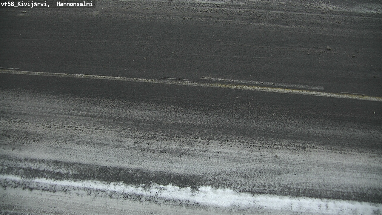 Weather Camera Image Road 58 Kivijärvi, Hannonsalmi, Kivijärvi, Keski-Suomi