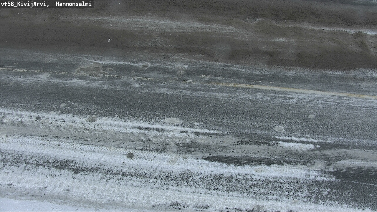 Weather Camera Image Road 58 Kivijärvi, Hannonsalmi, Kivijärvi, Keski-Suomi