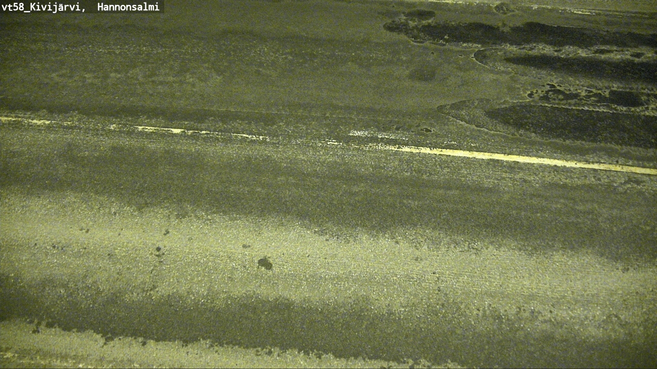 Weather Camera Image Road 58 Kivijärvi, Hannonsalmi, Kivijärvi, Keski-Suomi