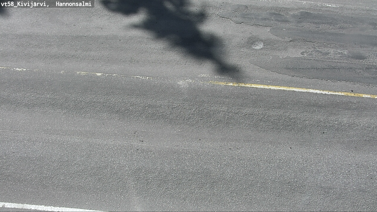 Weather Camera Image Road 58 Kivijärvi, Hannonsalmi, Kivijärvi, Keski-Suomi