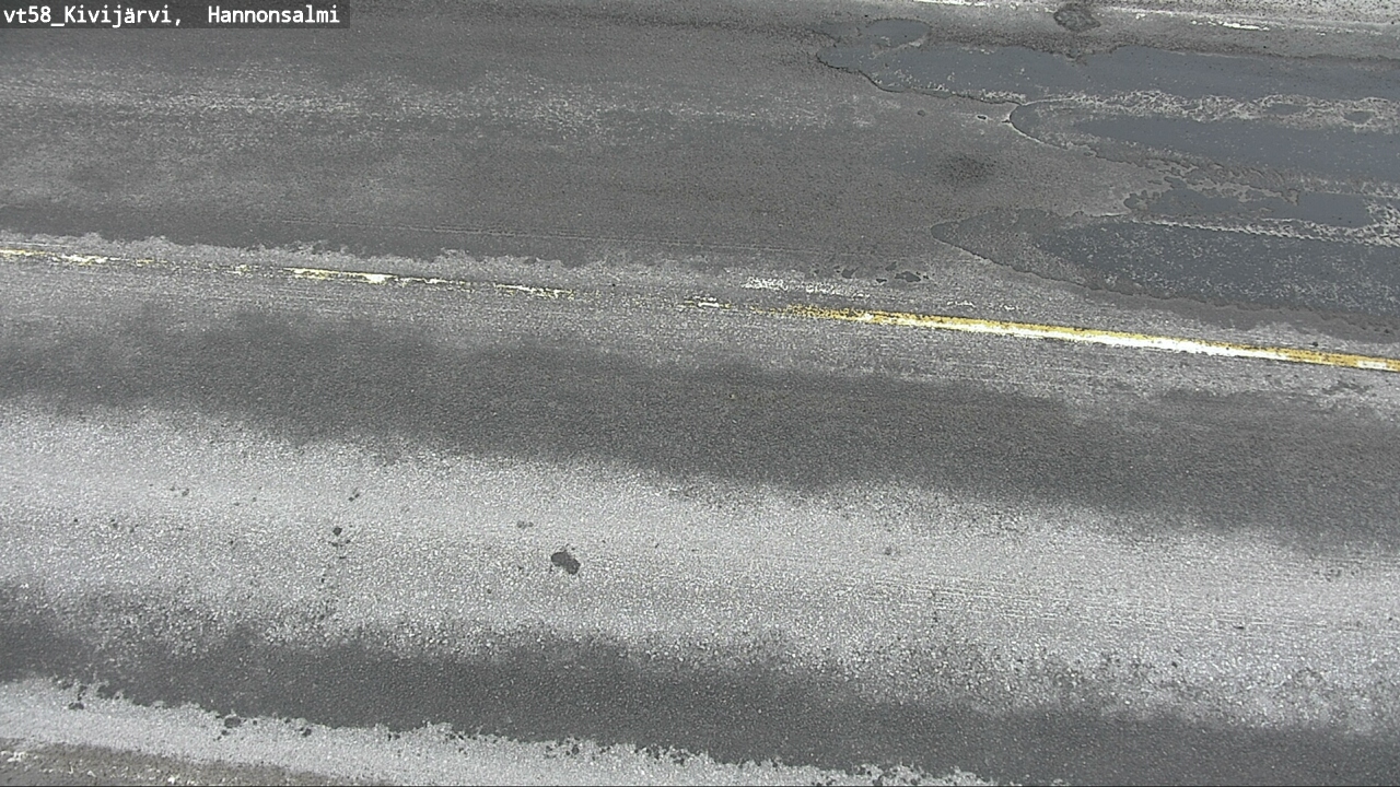 Weather Camera Image Road 58 Kivijärvi, Hannonsalmi, Kivijärvi, Keski-Suomi