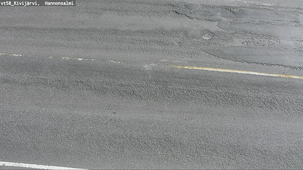 Weather Camera Image Road 58 Kivijärvi, Hannonsalmi, Kivijärvi, Keski-Suomi