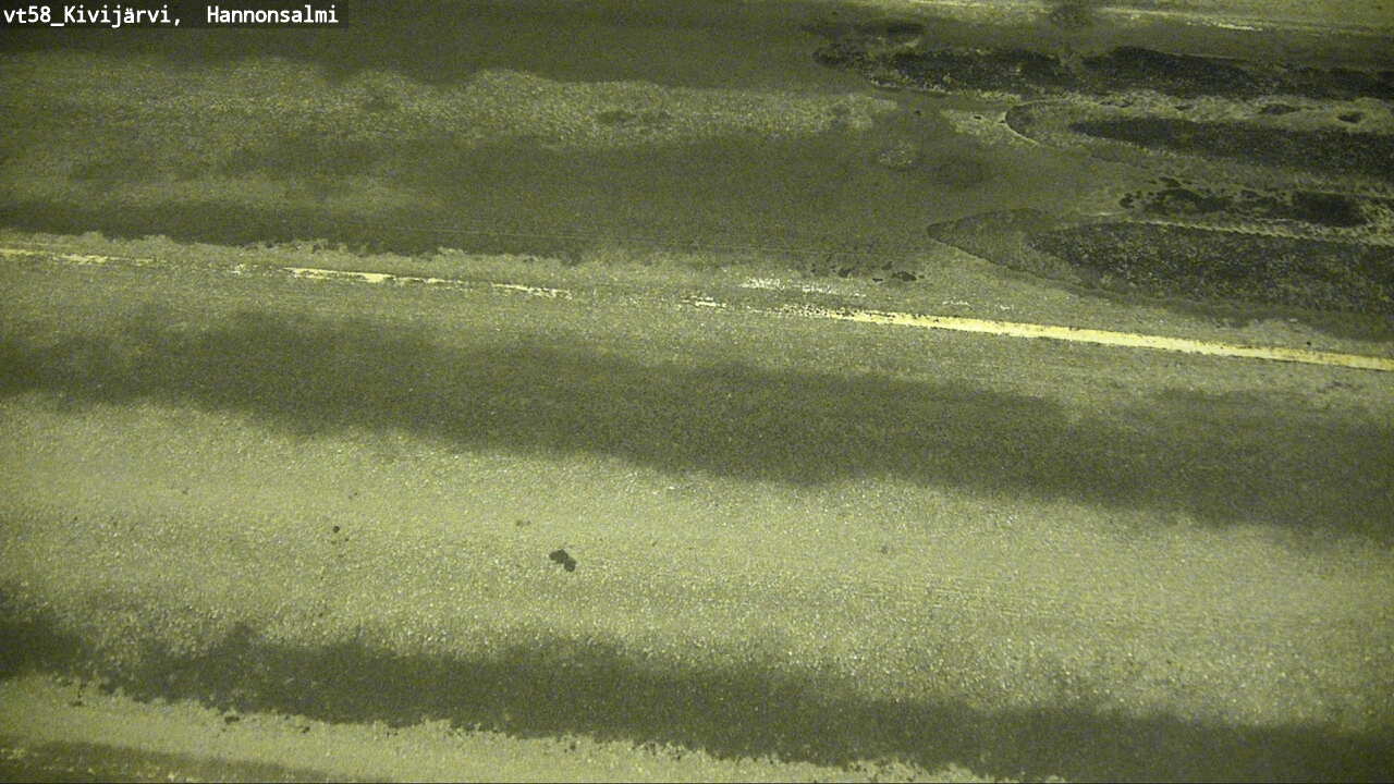 Weather Camera Image Road 58 Kivijärvi, Hannonsalmi, Kivijärvi, Keski-Suomi
