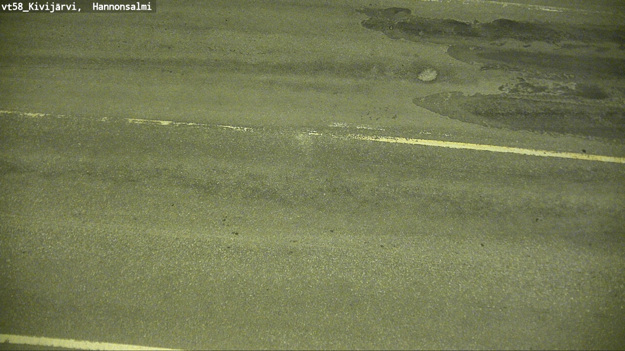 Weather Camera Image Road 58 Kivijärvi, Hannonsalmi, Kivijärvi, Keski-Suomi