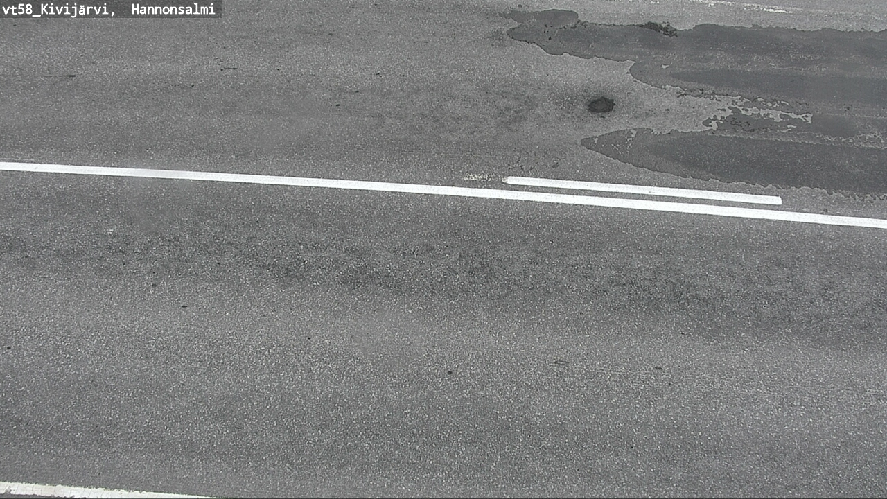 Weather Camera Image Väg 58 Kivijärvi, Hannonsalmi, Kivijärvi, Keski-Suomi