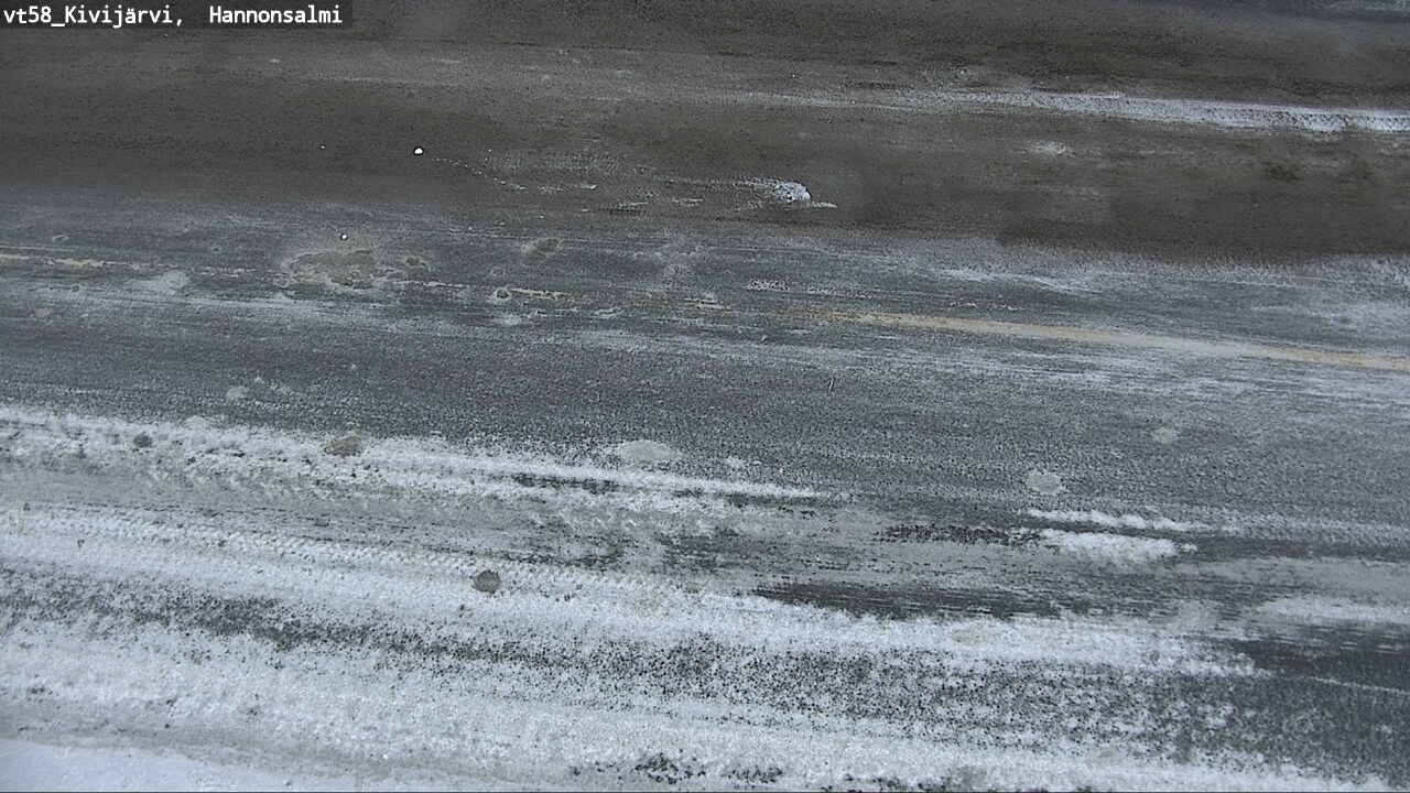 Weather Camera Image Road 58 Kivijärvi, Hannonsalmi, Kivijärvi, Keski-Suomi